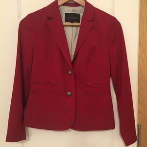 Banana Republic red blazer